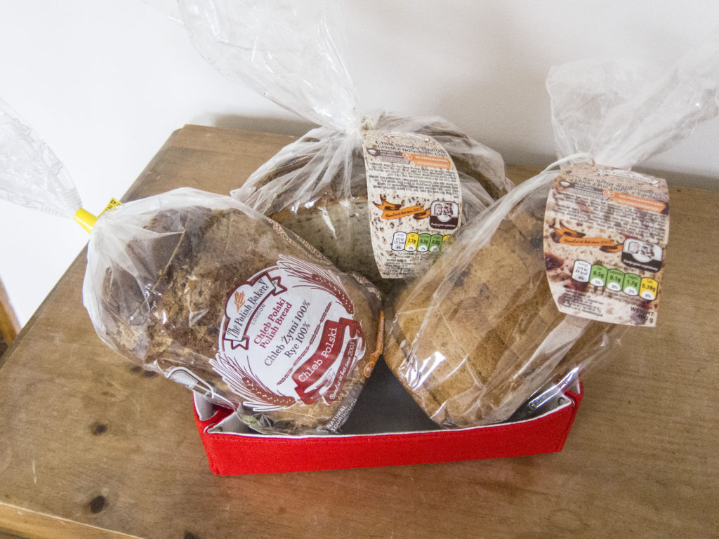 Loaves of bread from The Polish Bakery