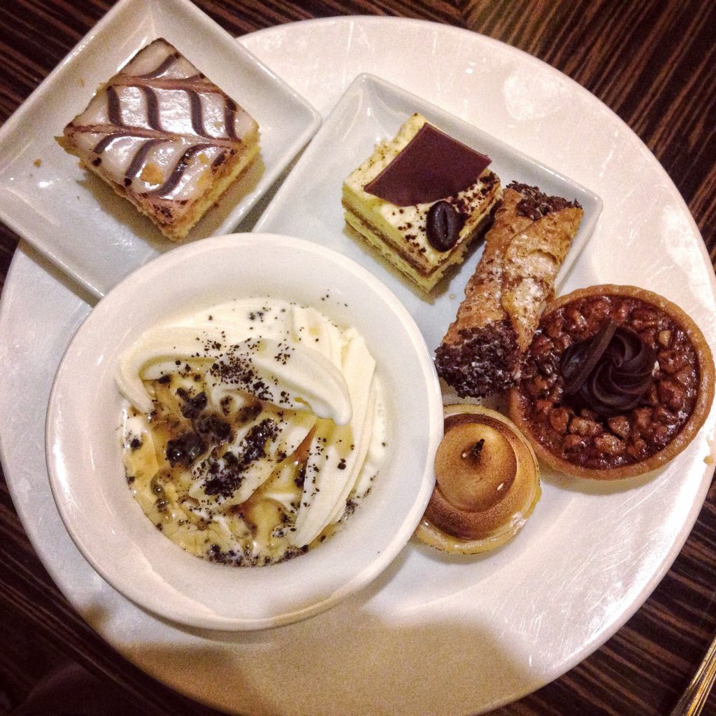 A sample of desserts at the Bellagio buffet in Las Vegas