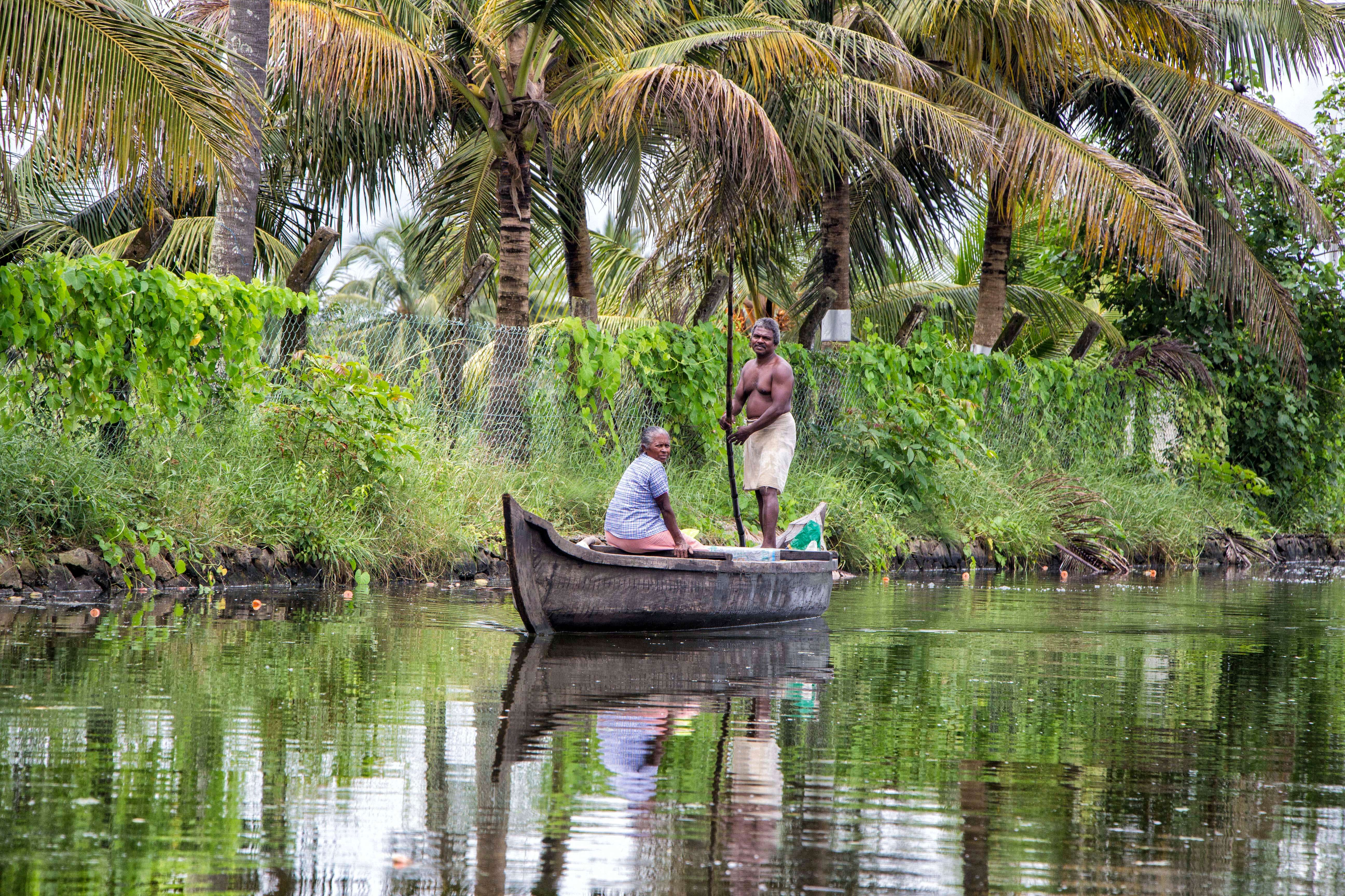 The Kerala backwaters, India