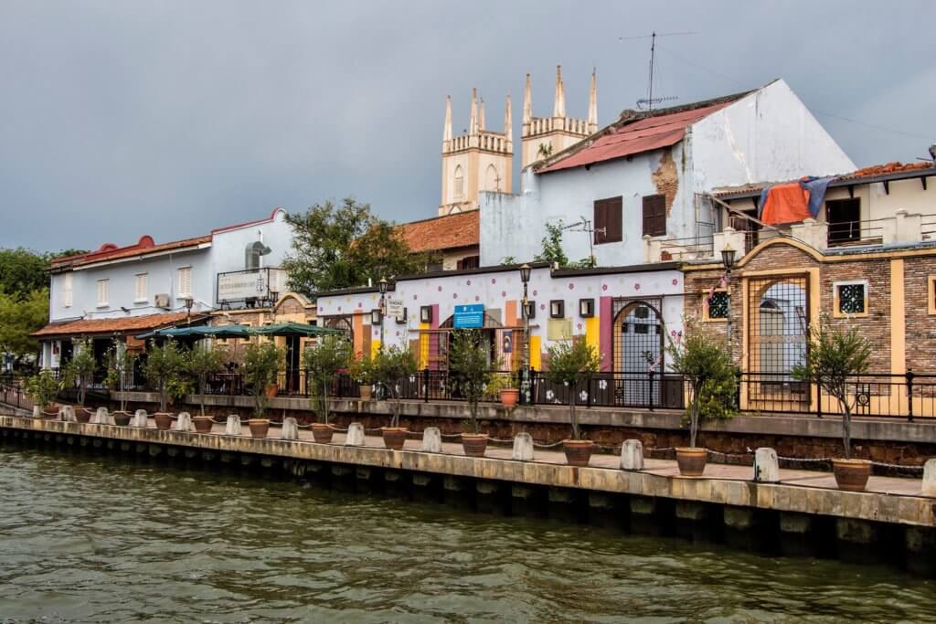 The river in Melaka/Malacca, Malaysia