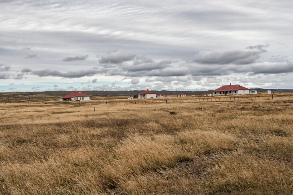 The view at the border crossing between Argentina and Chile